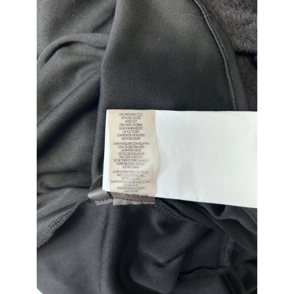 Calvin Klein Women’s 3/4 Sleeve Keyhole Front Sheer Waffle Asymmetric Tunic - Picture 8 of 10